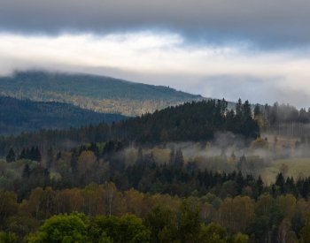 Teploty na Šumavě vystoupaly k 20 stupňům Celsia, způsobila to inverze