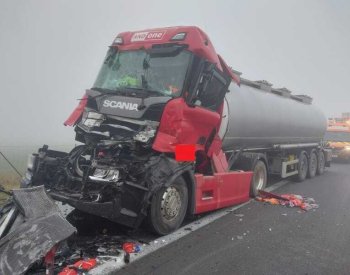 Na D1 na Vysočině se dnes stalo několik nehod, záchranáři ošetřili několik lidí