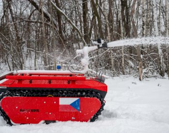 Český robot Hecthor pomůže Ukrajině v boji s požáry po útocích