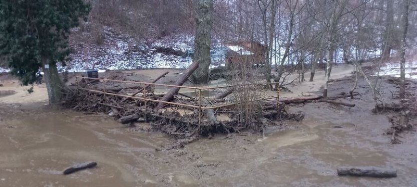 Do Dyje na Znojemsku se z protržené jímky dostala kejda, zasahují hasiči
