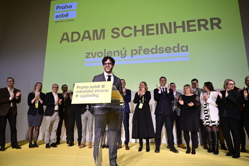 Kandidátem Prahy Sobě na pražského primátora je její předseda Scheinherr