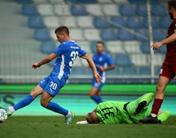 Fotbalisté Slovácka deklasovali v poháru Hlubinu, Zlín v závěru udolal Lanžhot