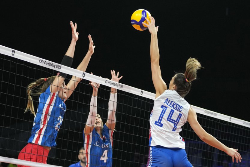 České volejbalistky vypadly ve čtvrtfinále ME se Srbskem, prohrály 1:3 na sety