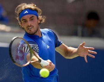 Tsitsipase vyřadil ve 2. kole tenisového US Open švýcarský outsider Stricker
