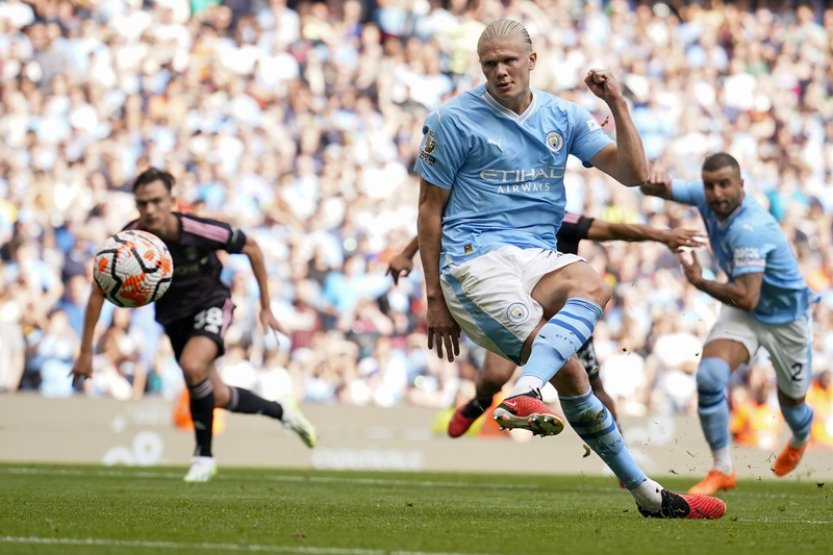 Haaland a Son Hung-min se v Anglii blýskli hattricky a slavili vysoké výhry