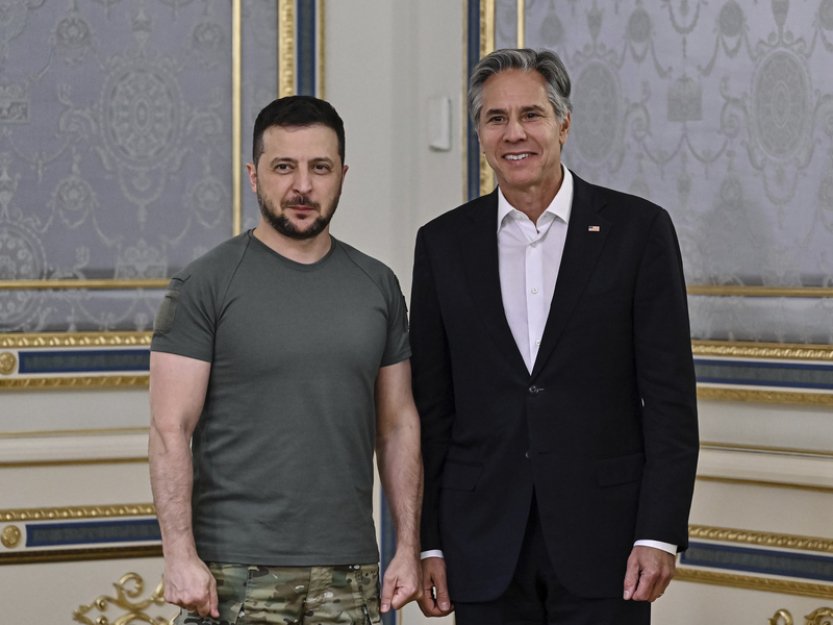 Americký ministr zahraničí Blinken je v Kyjevě, setká se se Zelenským