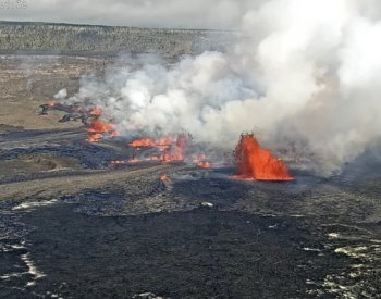 Havajská sopka Kilauea potřetí v tomto roce předvedla erupci