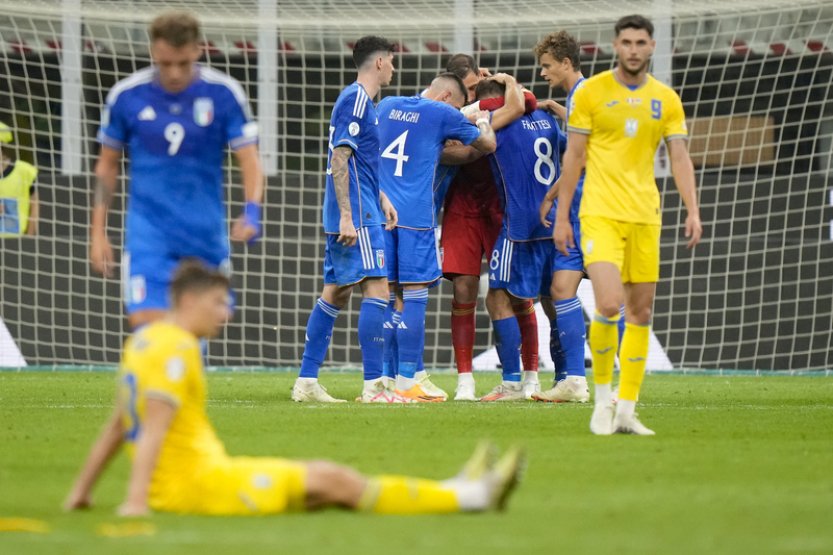 Itálie v kvalifikaci o Euro porazila Ukrajinum, Němci zdolali v přípravě Francii