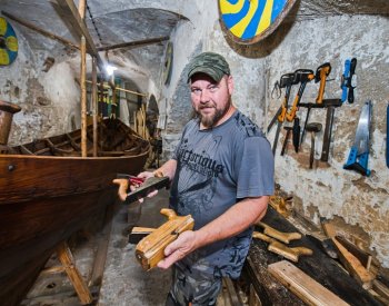 Nadšenci dokončují repliku vikingské lodě, koncem roku plánují křest na Oslavě