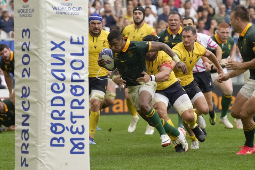 Jihoafričtí ragbisté na MS rozdrtili Rumunsko a mají druhou výhru