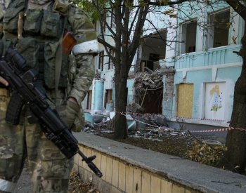 Rusko hlásí útok na budovu ruské správy v okupovaném Doněcku