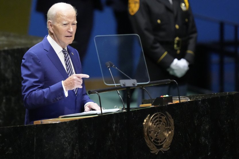 Za válku na Ukrajině je zodpovědné jenom Rusko, řekl Biden v OSN