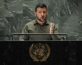 Zelenskyj: Podporovat Ukrajinu v obraně proti invazi znamená bránit Chartu OSN