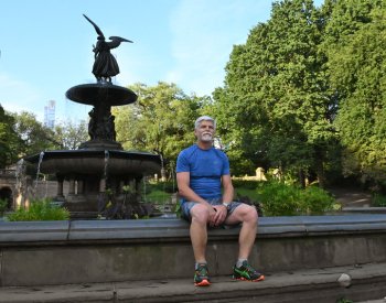 Pavel si pobyt v New Yorku zpestřil ranním během v Central Parku