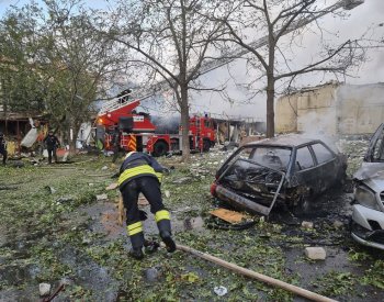 Ukrajina čelila dalšímu rozsáhlému ruskému vzdušnému útoku