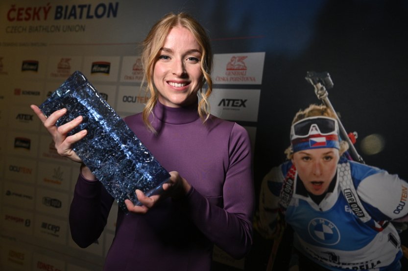 Davidová byla vyhlášena nejlepší českou biatlonistkou roku