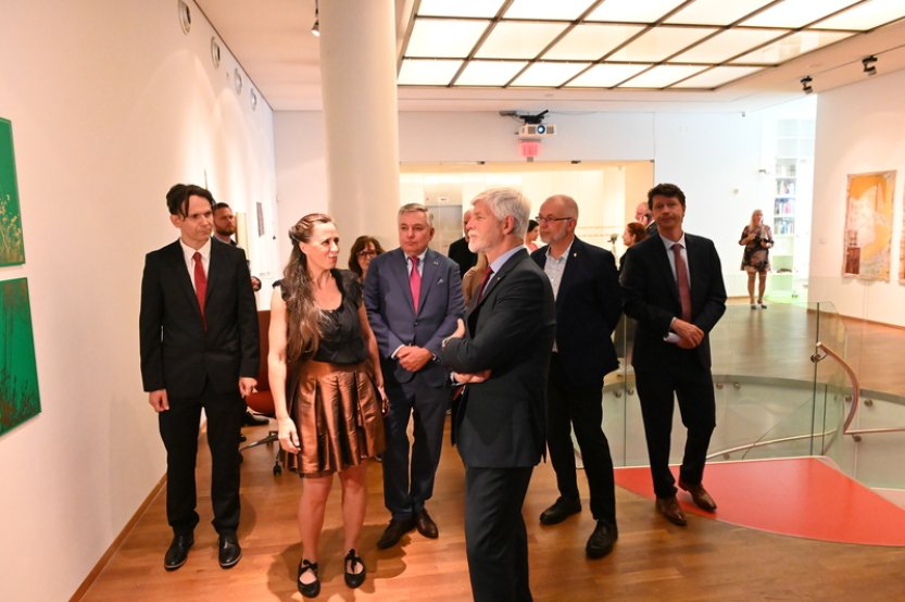 Pavel viděl v New Yorku výstavu umělců z ČR i mrakodrap One Vanderbildt