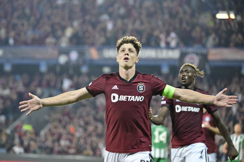 Sparťanský fotbalista Krejčí byl vyhlášen nejlepším hráčem týdne Evropské ligy