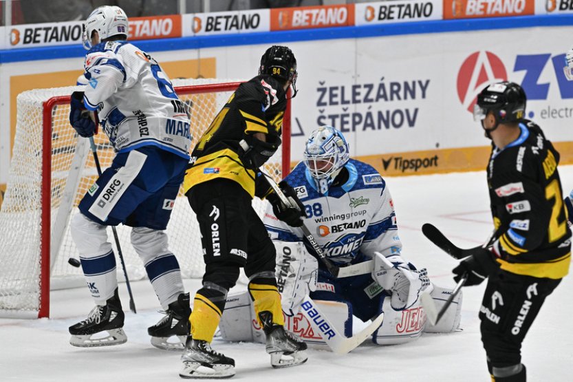 Brno prohrálo s Litvínovem 2:3 a je bez bodu v extralize poslední