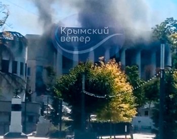 Útok na sídlo Černomořské flotily má podle Budanova nejméně devět obětí