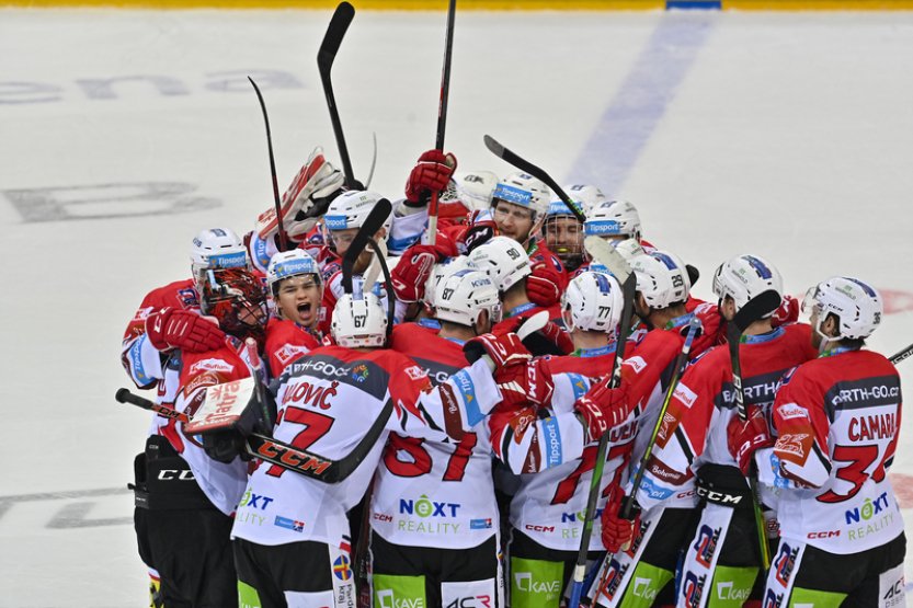 Hokejisté Pardubic porazili Olomouc 3:1 a vyhráli tak potřetí v sezoně