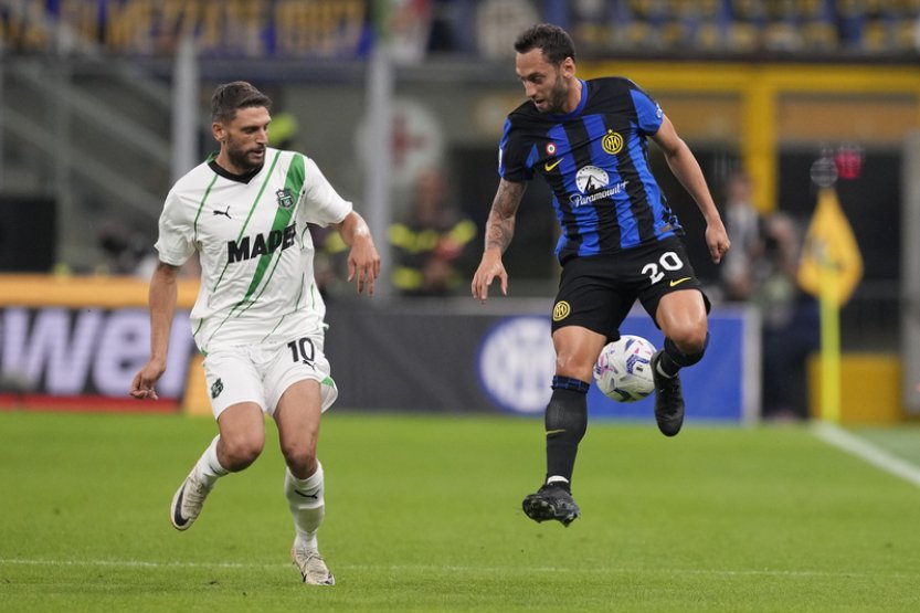 Fotbalisté Interu v italské lize podlehli Sassuolu, AC a Neapol vyhrály