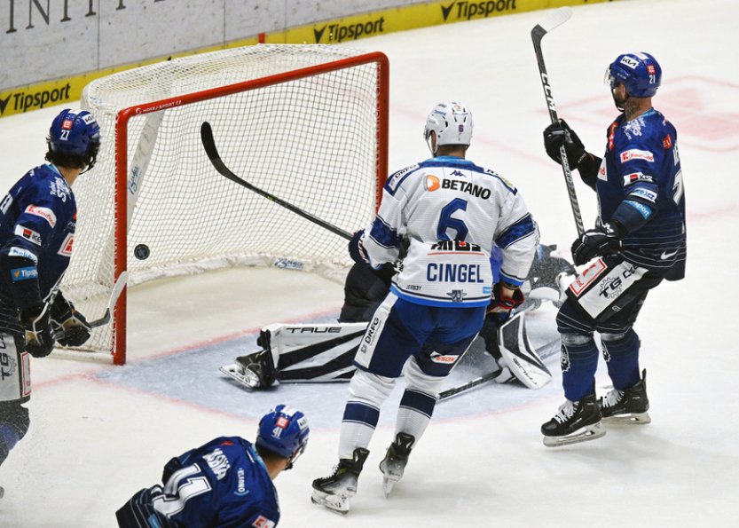 Brno vyhrálo 4:1 na ledě Kladna, které čeká na první tříbodovou výhru