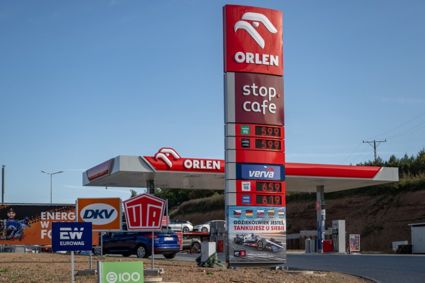 Orlen v Náchodě po nedělním výrazném snížení vrátil ceny paliv na původní úroveň