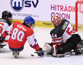 Parahokejisté na turnaji v Ostravě vedli s Kanadou, ale na první výhru nedosáhli