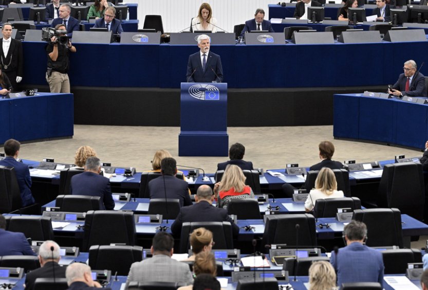 Projev prezidenta Pavla v europarlamentu odkazoval na Havla, míní Jourová
