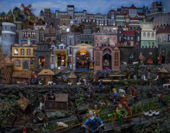 V Jindřichově Hradci opravili betlém zapsaný v Guinnessově knize rekordů