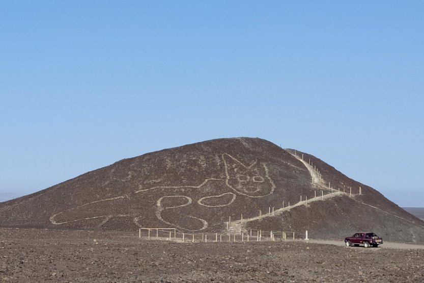 Na jihu Peru u planiny Nazca našli japonští vědci dalších 168 obrazců
