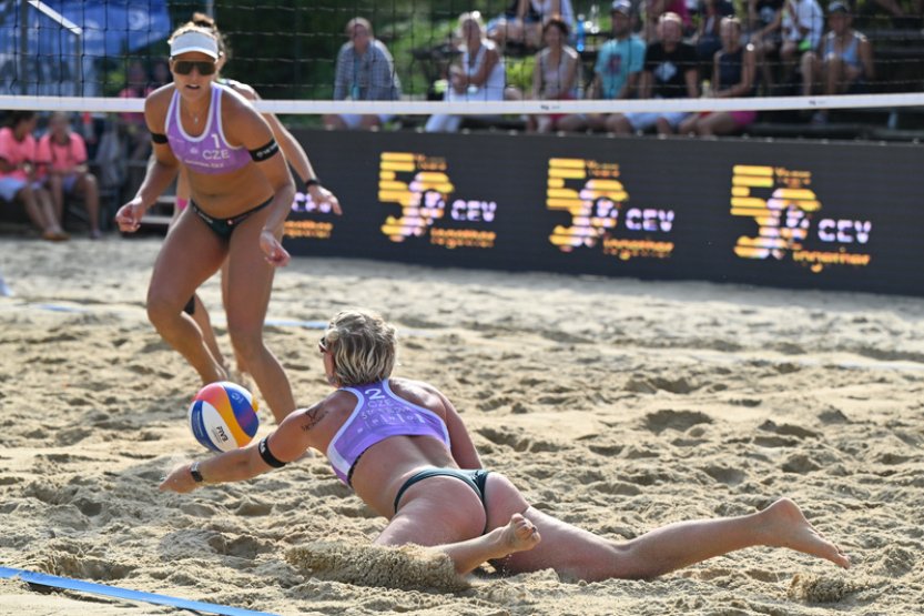 Beachvolejbalistky Hermannová se Štochlovou mají na MS v Mexiku druhou výhru