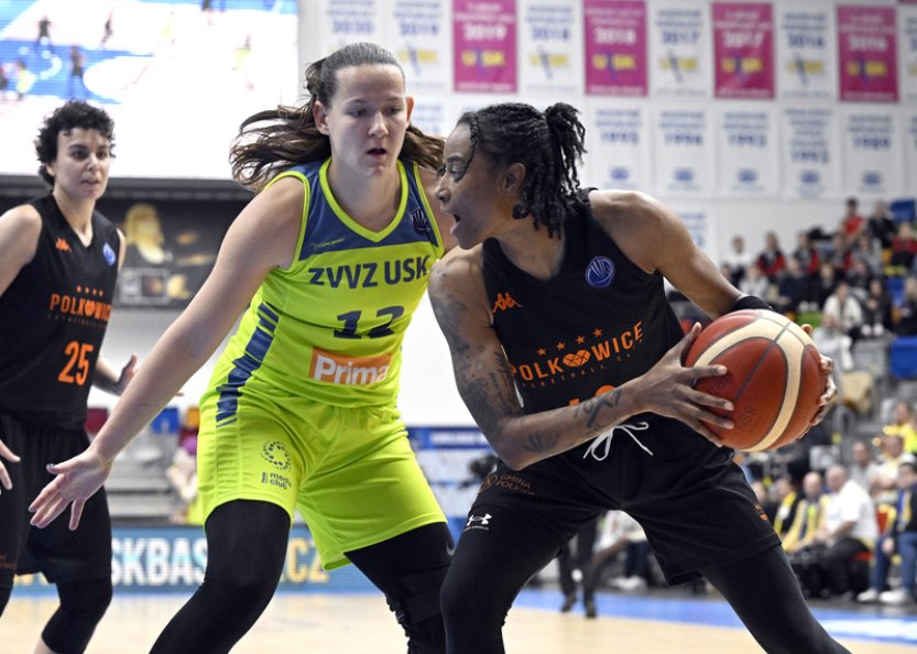 Basketbalistky USK Praha prohrály v Evropské lize v Polkowicích 68:75