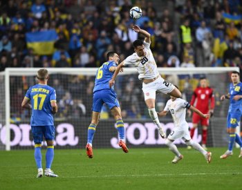 Fotbalisté Ukrajiny v kvalifikaci o Euro zdolali na Letné 2:0 Severní Makedonii
