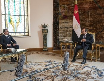 Egypt odmítá přesun Palestinců na něčí úkor, uvedl egyptský prezident