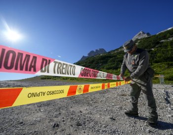 Na hoře Marmolada v italských Dolomitech zemřel turista z Česka