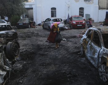 Izrael zveřejnil záběry z dronu na důkaz, že neútočil na nemocnici v Gaze