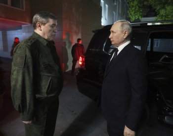 Putin navštívil štáb invazních sil ruské armády v Rostově na Donu, uvedl Kreml