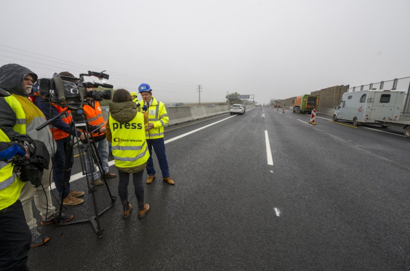 Opravy D1 mezi 16. a 21. km jsou u konce, od neděle má být úsek průjezdný