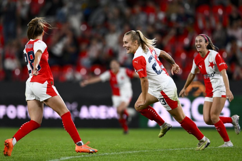 Slávistky ve fotbalové Lize mistryň změří síly s Lyonem, St. Pöltenem a Brannem