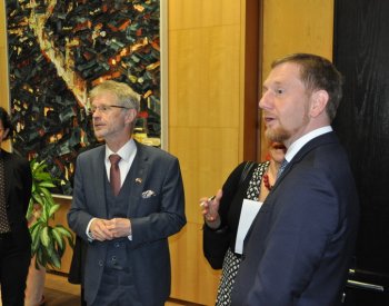 Šéf Senátu Vystrčil uctil v Plötzensee památku odbojářů popravených nacisty