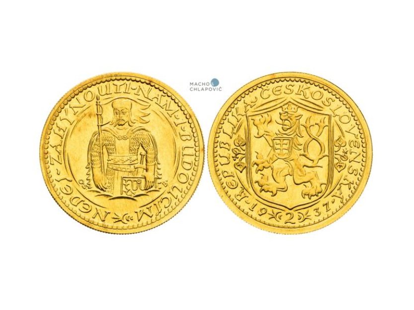 Dvoudukát z roku 1937 se v Praze vydražil za 20,7 mil Kč včetně přirážky