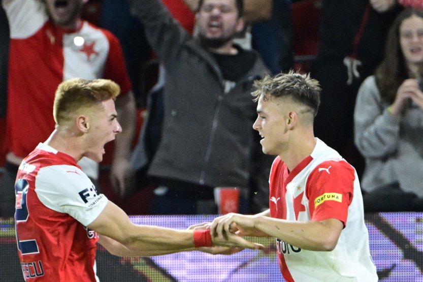 Slavia díky střídajícím hráčům porazila Slovácko 2:0