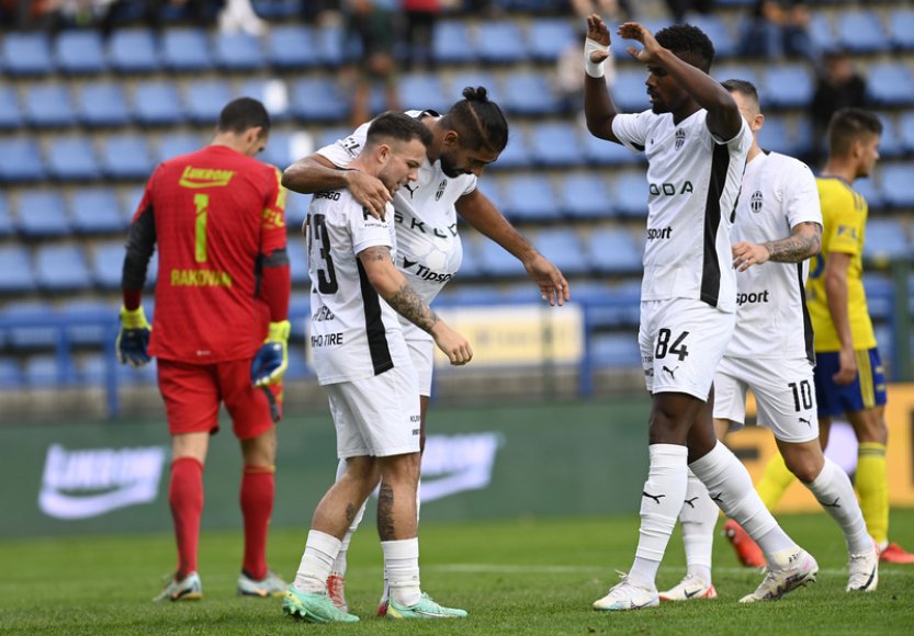 Mladá Boleslav v gólově rekordním utkání zvítězila ve Zlíně 9:5