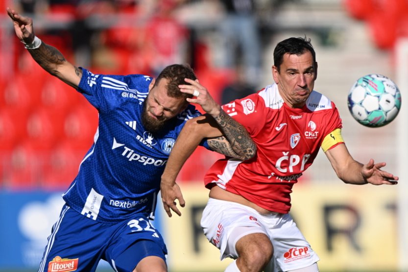 Pardubice po gólu v nastavení jen remizovaly doma s Olomoucí