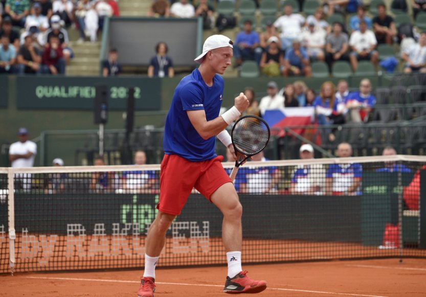 Ve vyřazovací fázi Davis Cupu zabojují Lehečka, Macháč, Menšík a Pavlásek