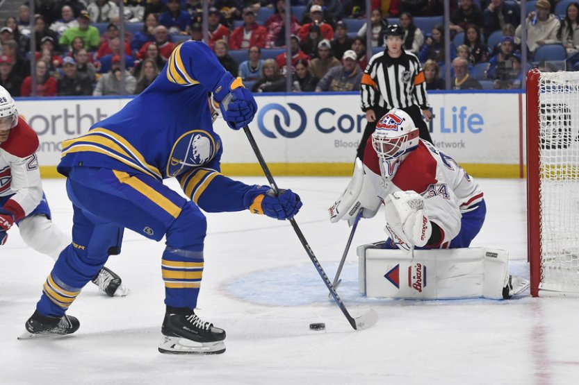 Montreal uspěl na ledě Buffala, brankář Allen se blýskl 36 zákroky