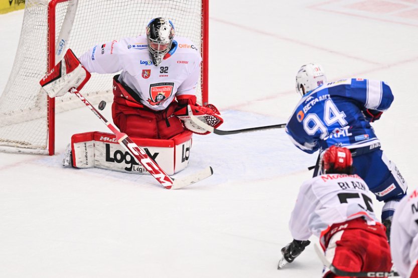 Hokejisté Brna vyhráli v Hradci Králové 5:1 a opět uspěli venku