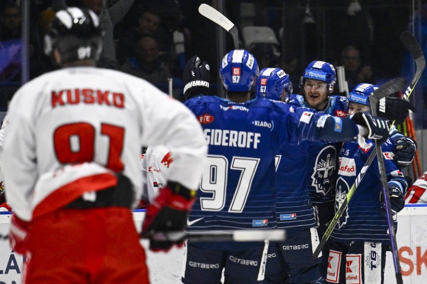 Hokejisté Kladna zdolali Olomouc 3:2 a vyhráli potřetí za sebou